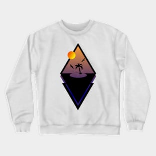 beach landscape Crewneck Sweatshirt